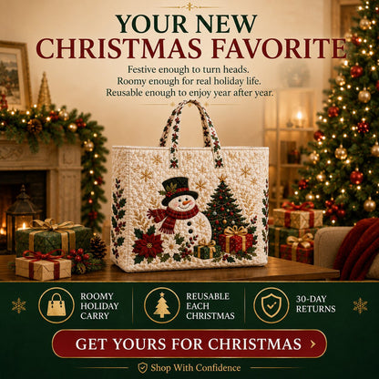 WalterBags™ Christmas Quilted Tote