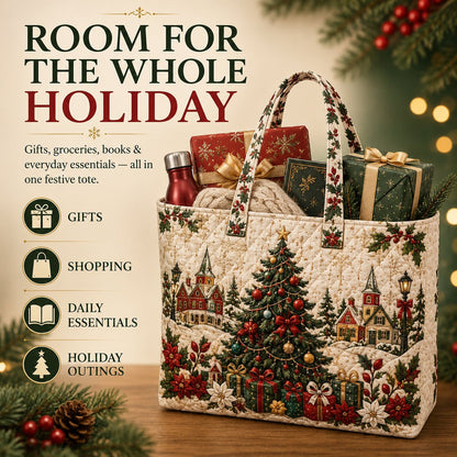 WalterBags™ Christmas Quilted Tote
