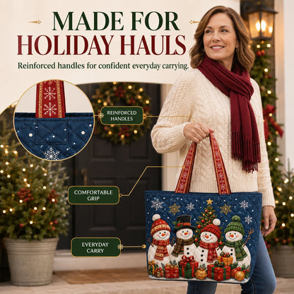 WalterBags™ Christmas Quilted Tote