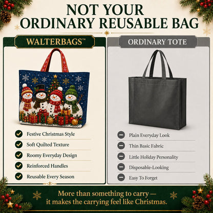 WalterBags™ Christmas Quilted Tote